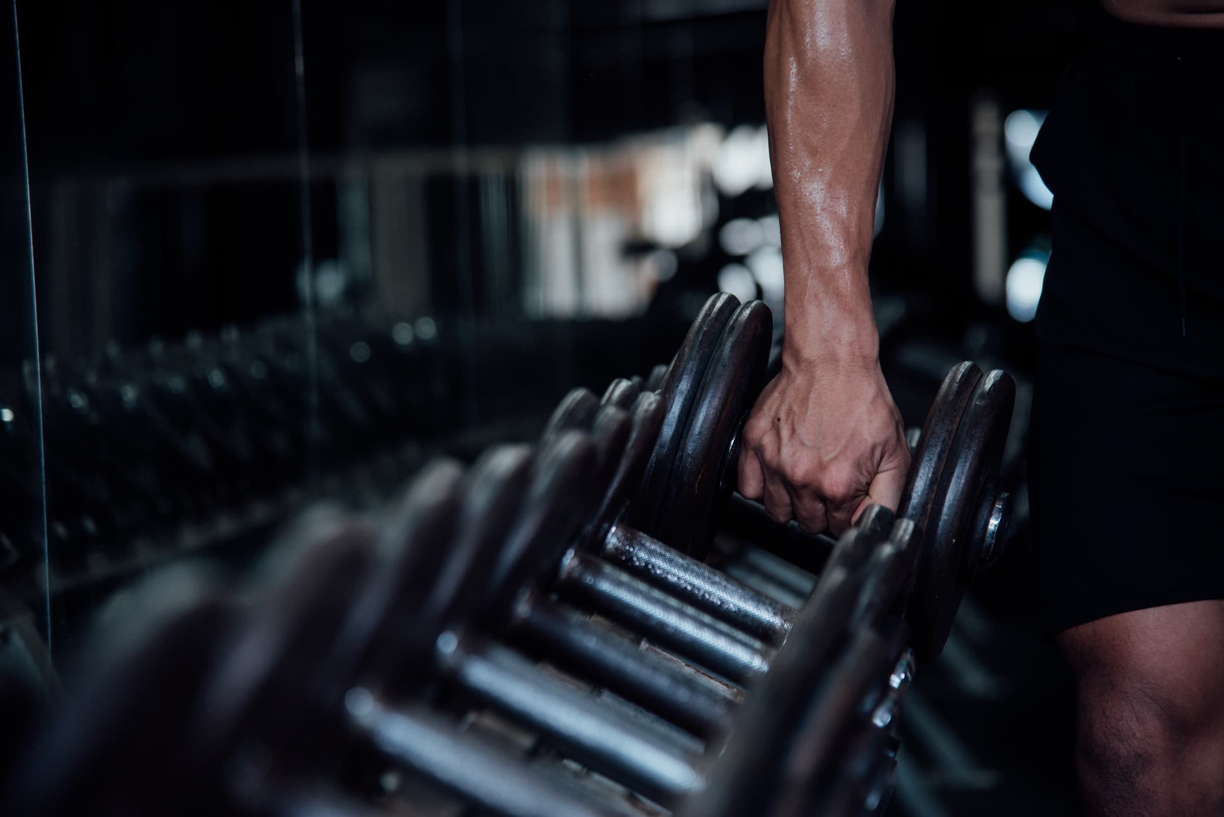 Atleta de BBH en un agarre de élite durante el entrenamiento